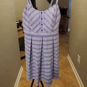 Charlotte Russe - Blue and White Striped Dress
